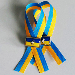 Pins mit Solidarittsbndchen