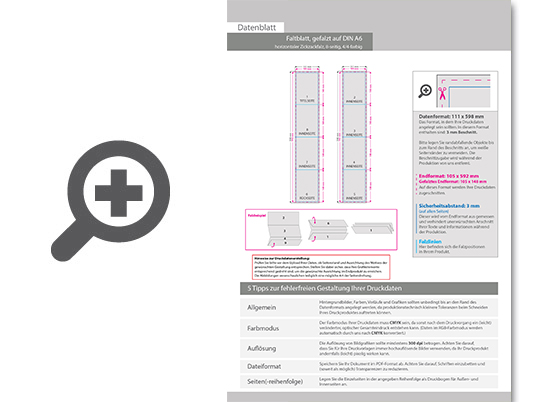 Product Bild faltblatt__gefalzt_auf_din_a6__horizontaler_zickzackfalz__8-seitig