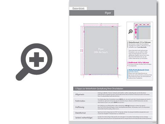 Product Bild flyer_din_a6_(10_5_cm_x_14_8_cm)_mit_exklusivem_duftlack