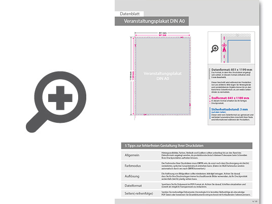 Product Bild veranstaltungsplakat_auf_hohlkammerplatte_din_a0_einseitig_4_0-farbig_bedruckt__plano